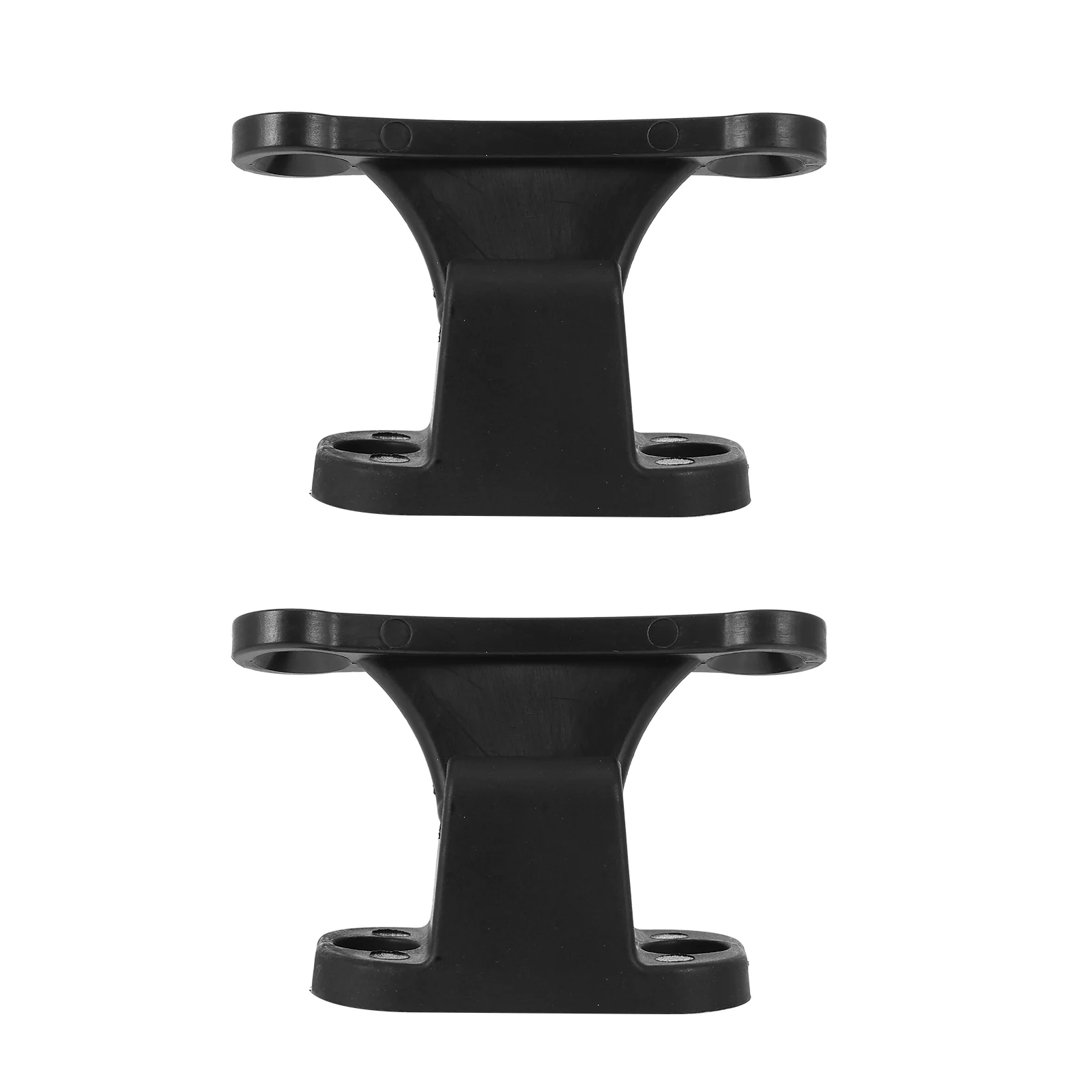 

2Pcs T shaped Nylon Door Catch for Van Stable Practical Design Black Transparent Cup Stoppers