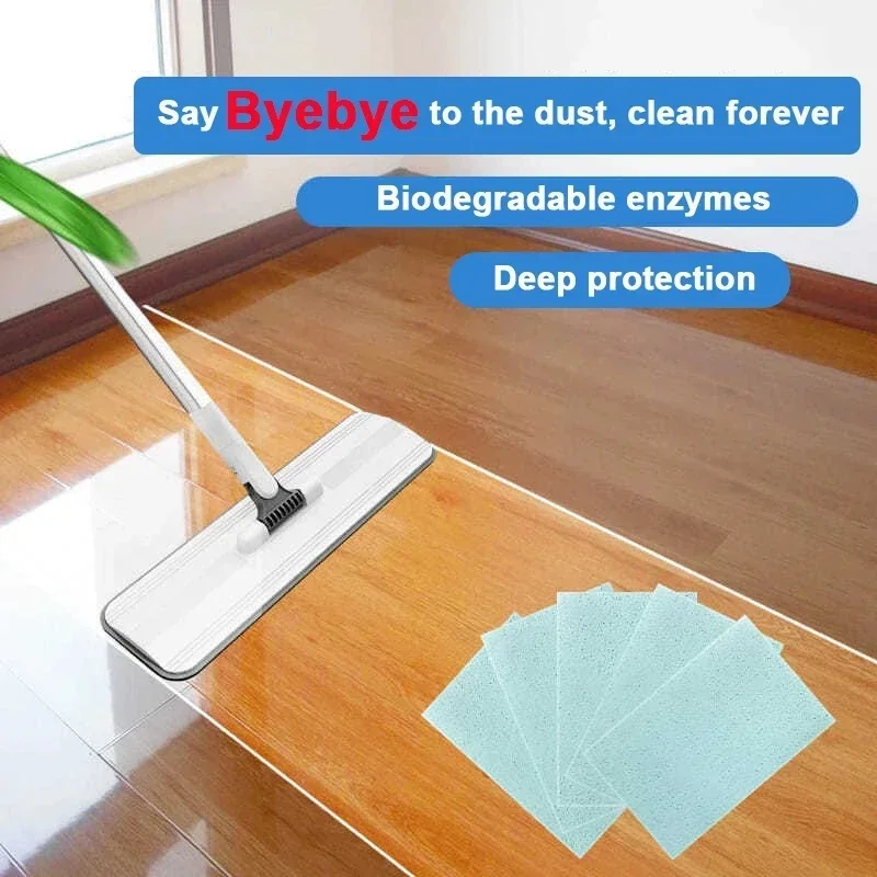 30Pcs/Bag Floor Cleaner Tablets Water-Soluble Sterilizing Fragrant Bathroom Kitchen Deodorant Dirt Toilet Cleaning Sheet