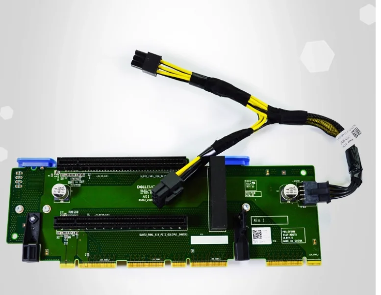

R740 R740XD RISER1 PCIE Обновление карты расширения GPU MDDTD 0MDDTD + кабель питания