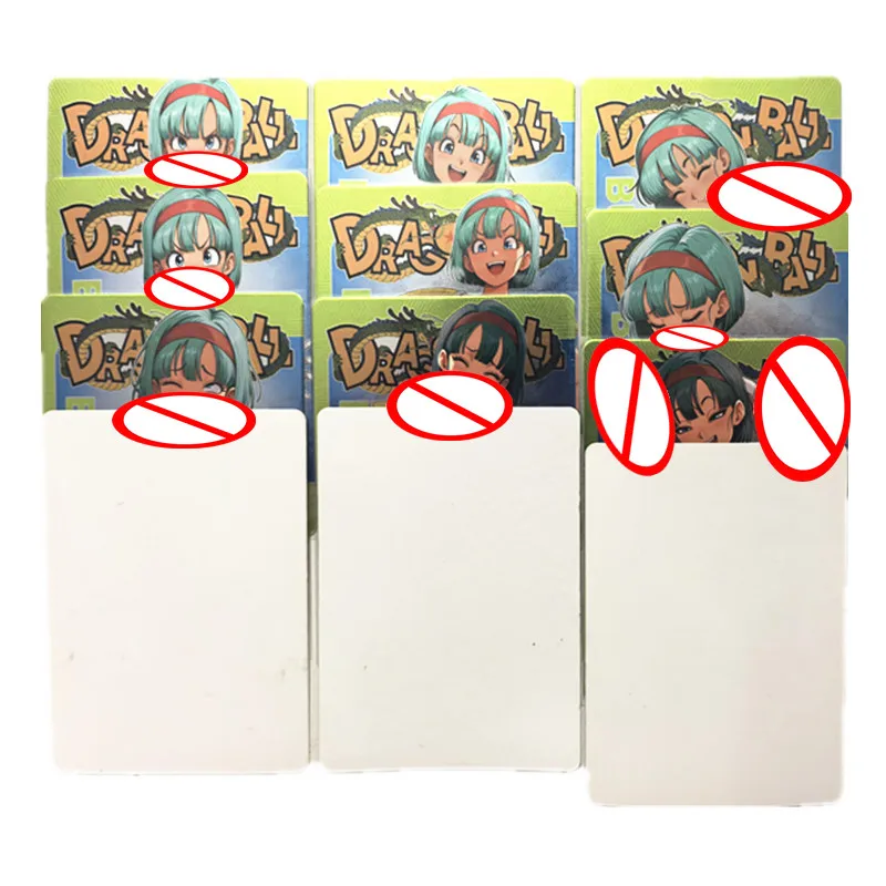 9pcs/set Anime Dragon Ball Bulma Sexy Nude Card ACG Goddess Super Saiyan Game Fan Toy Adult Gift Flash Comic Collection Card view 2