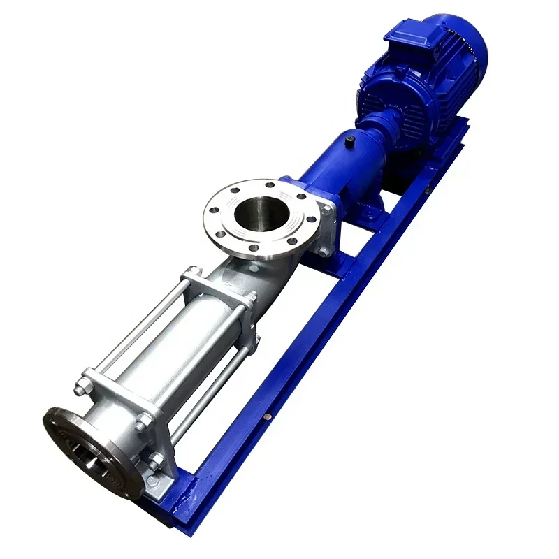 

series Allweiler Netzsch Seepex stainless steel horizontal screw pump