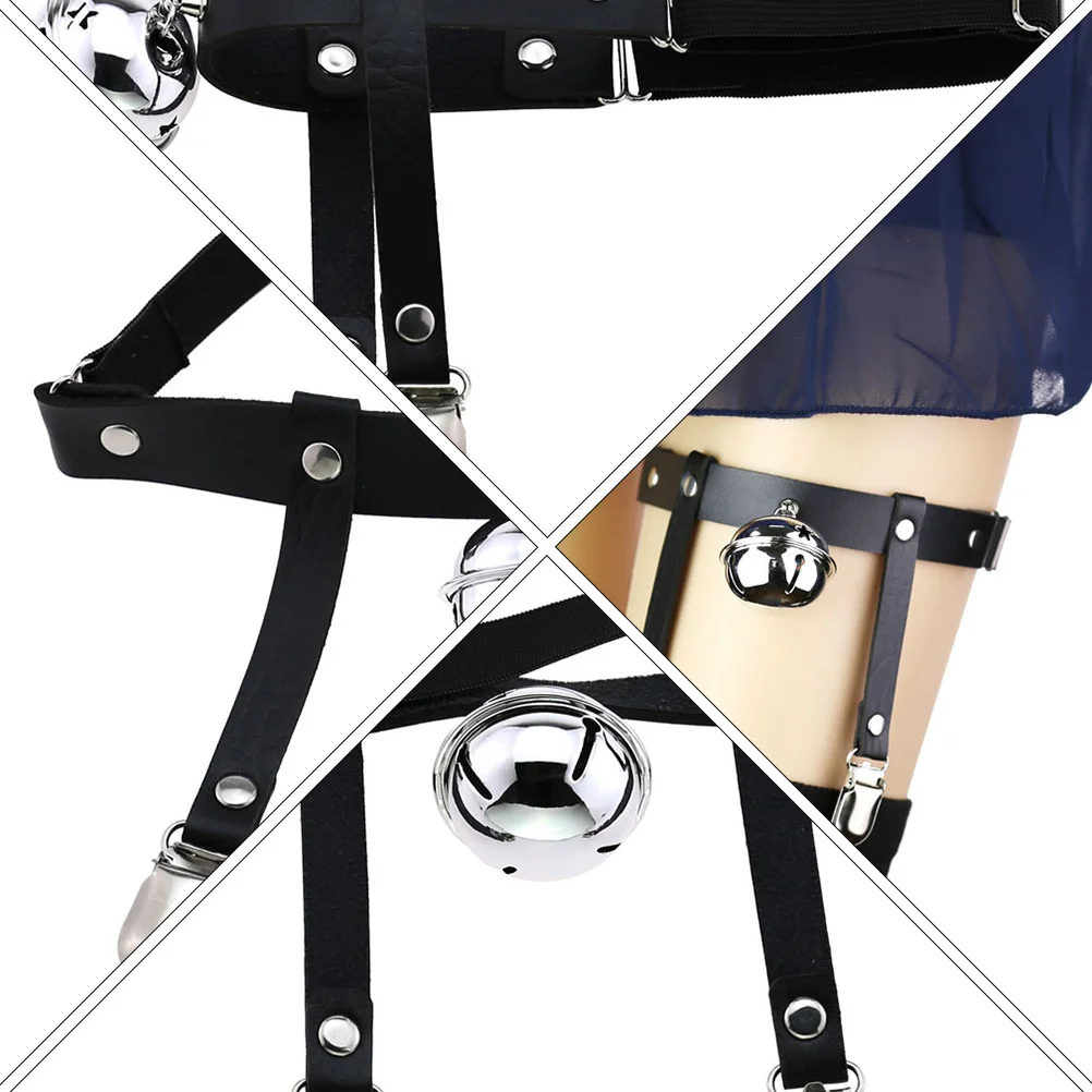 

1Pcs Suspender Punk Elastic Size Flexible Easy Wear for Cosplay Rock Style Leg Harness Band Punk Leg