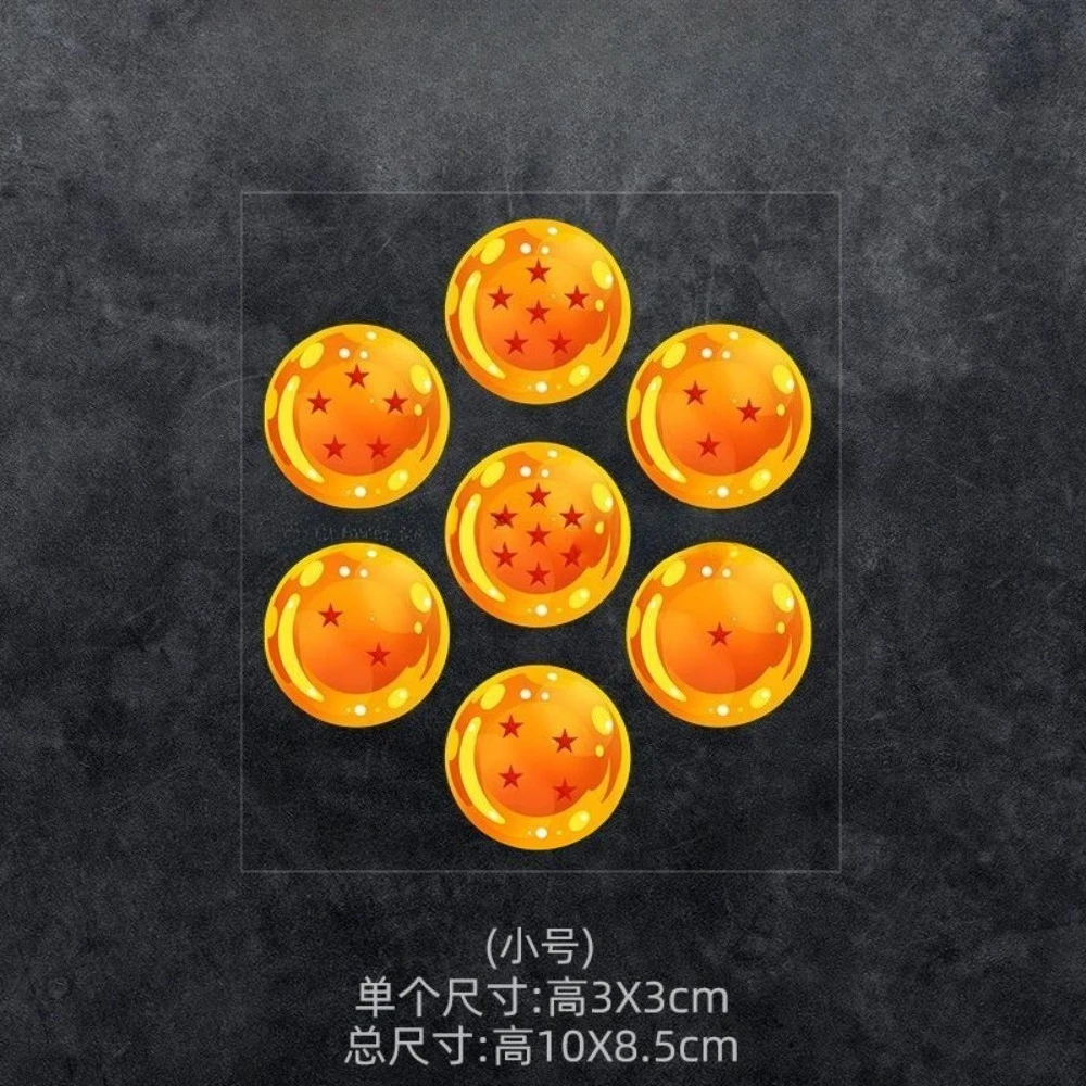 Anime Dragon Ball Super Saiyan Light Reflector Protective Sticker Reflective Film Car Reflective Safety Strip Stickers