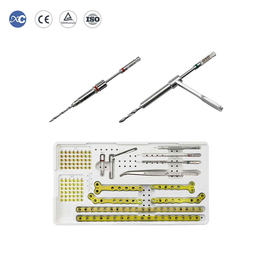 XC MEDICO High Quality Veterinary Orthopedic Implant Kit With 4.0mm ALPS Locking Plate For Small Animal Fracture Surgery