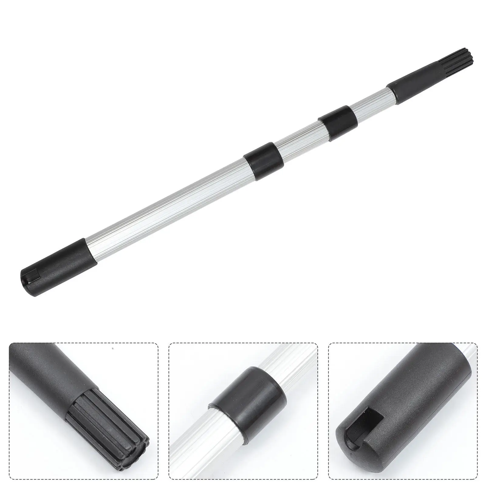 Heavy Duty Telescopic Rod Aluminum Alloy Moisture Proof Extendable Roller Brush Pole Clothesline Extension Rod