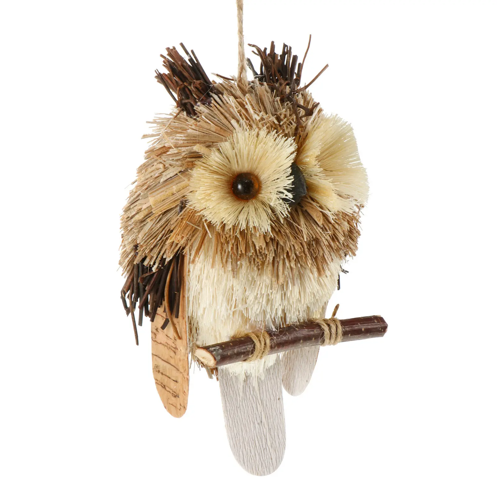 1Pcs Owl Hanging Ornament Decorative Woven Pendant Knitting Owl Hanging Decor Home Party Festival Scene Decoration