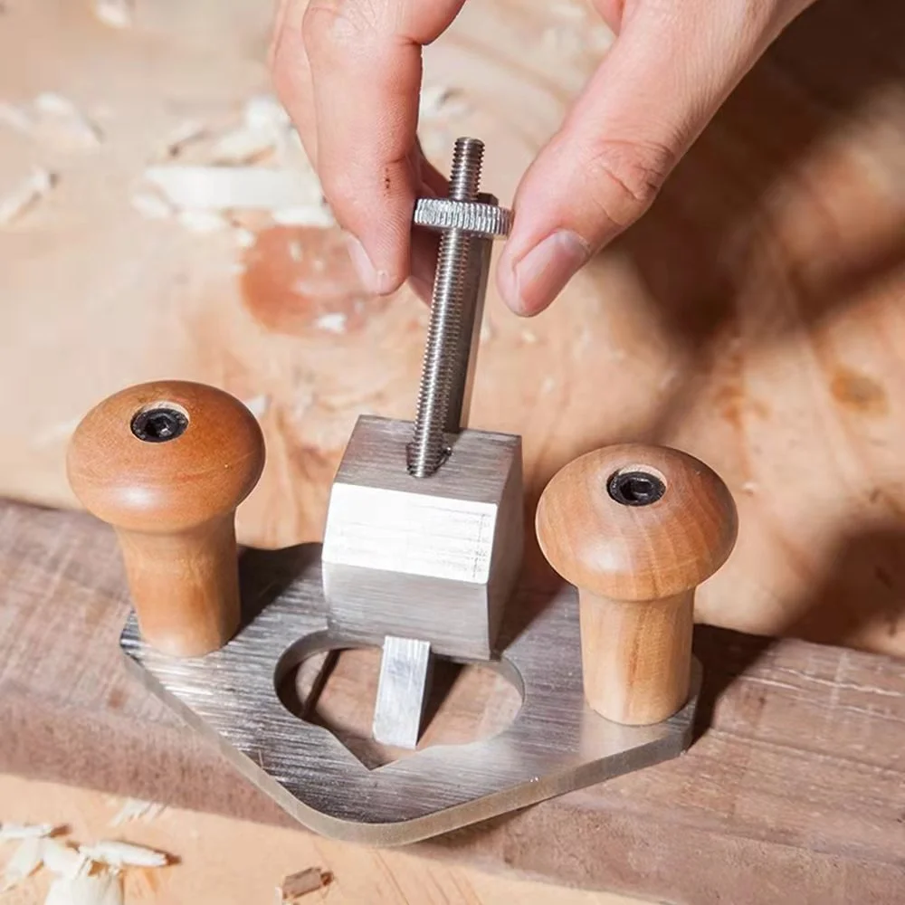 Carpenters Tool DIY Wood Planer Router Plane Handheld Edge Trimming Chamfering Wood Woodworking Hand Plane