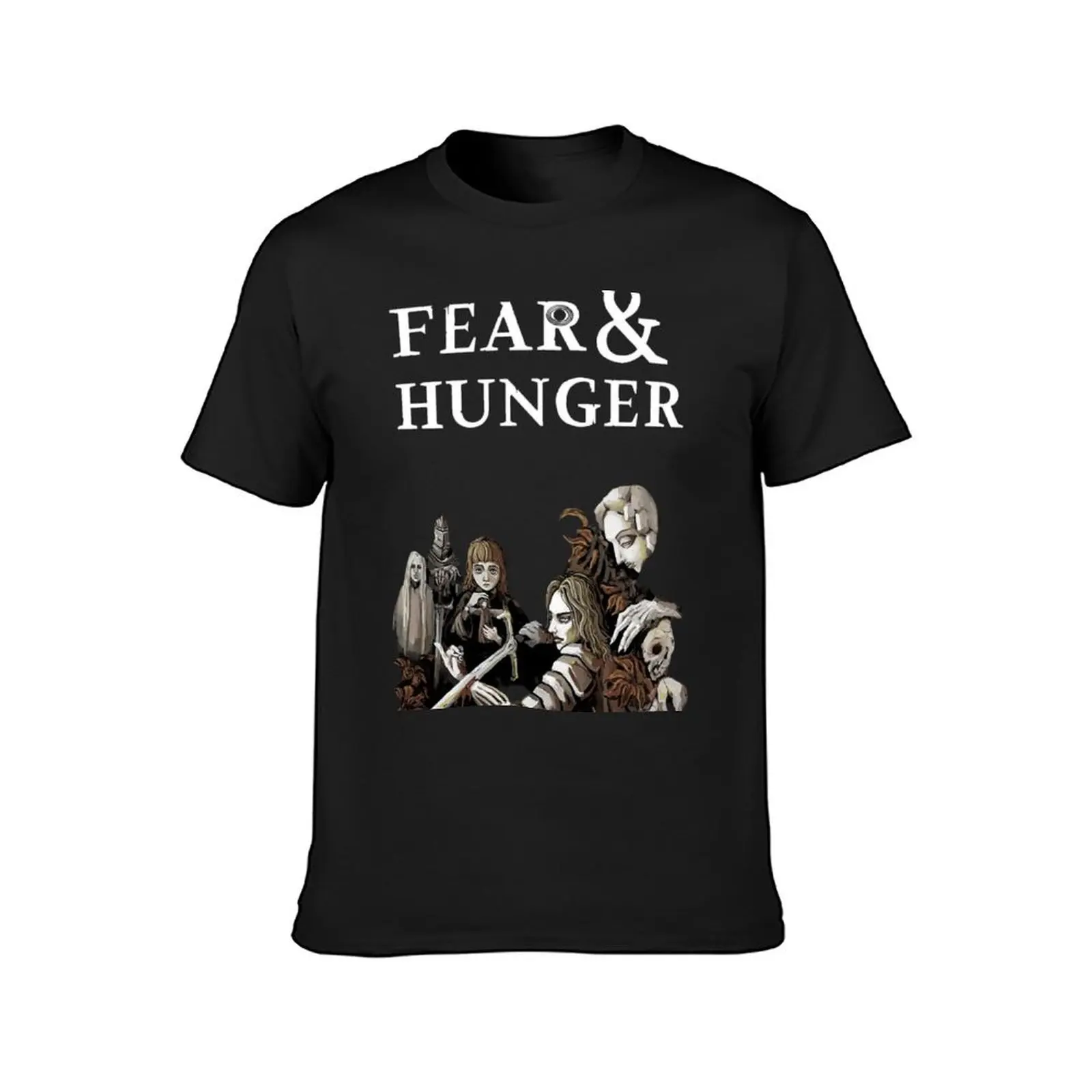 Fear and Hunger T-Shirt new edition kawaii clothes Aesthetic clothing quick-drying clothes for men