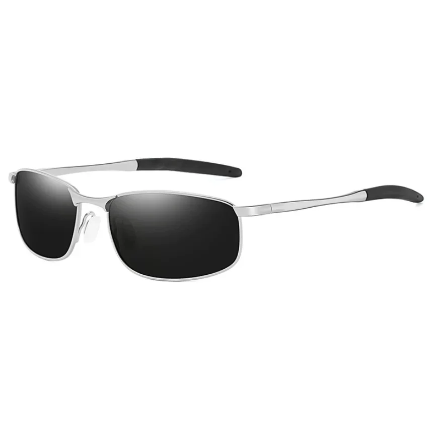 FELRES Rezept Polarisierte Metall Myopie Sonnenbrille Männer Fahren Blau Schatten Sonnenbrille Fertig Kurzsichtige Gläser Negative Dioptrien 4