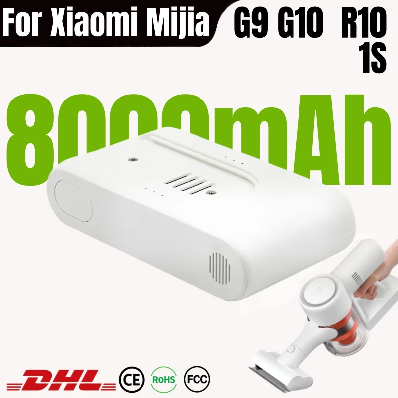Convient pour aspirateur sans fil Xiaomi Mijia 1C G9 G10 R10 1S avec batterie lithium-ion rechargeable 25.2V