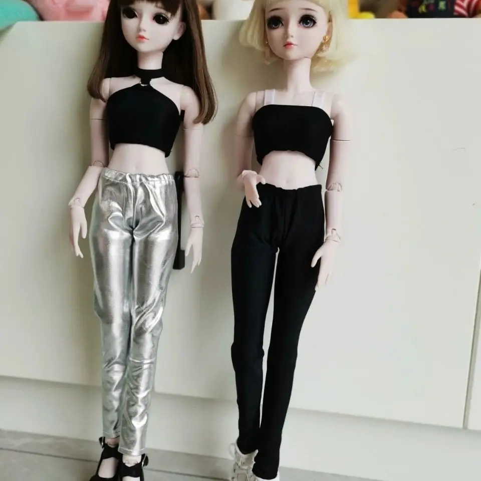 New 60cm Doll Pants Clothes for 1/3 Bjd Doll Changing Black Underwear Diy Girl Toys Dress Up Fashion Gift Doll Accessories