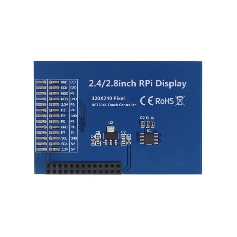 2.4 Cal rezystancyjny ekran dotykowy Raspberry Pi 4 Eneration B typ wyświetlacza Raspberry Pi 4B/3B +