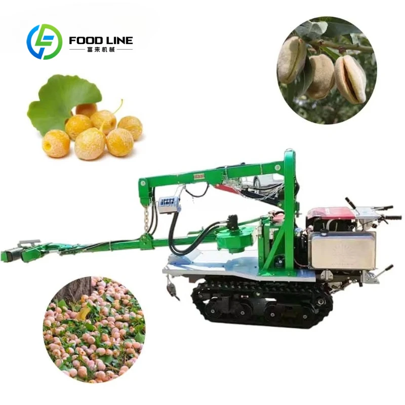 Customized Fruit Harvest Machinery Crawler Type Walnut Tree Shaking Harvest Machine Picking Machine Nut Tree Shaker