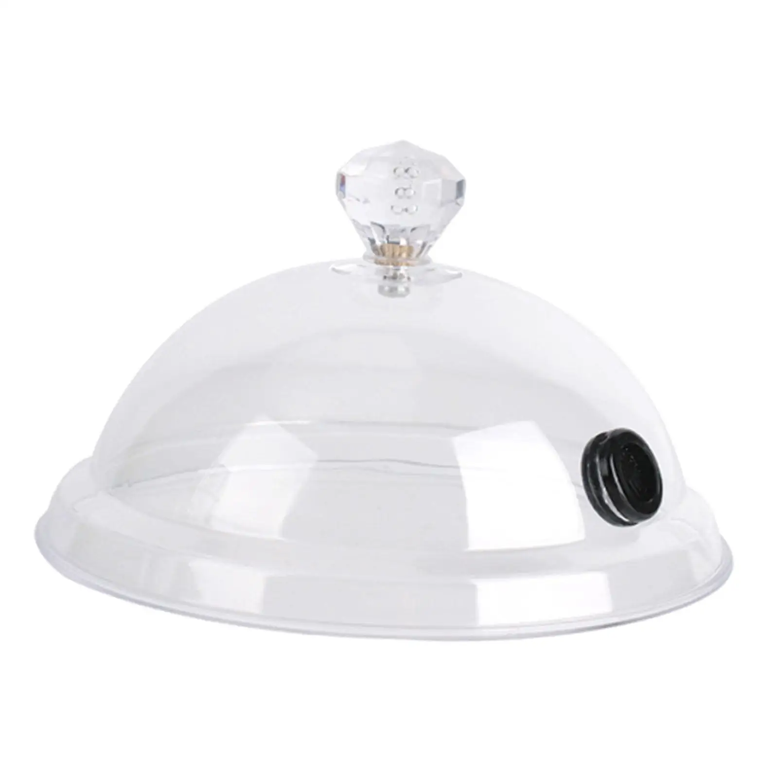 Portable Smoking Cloche Dome Food Infuser Lid Durable Acrylic Cover for Home Chefs and Bar Drinks