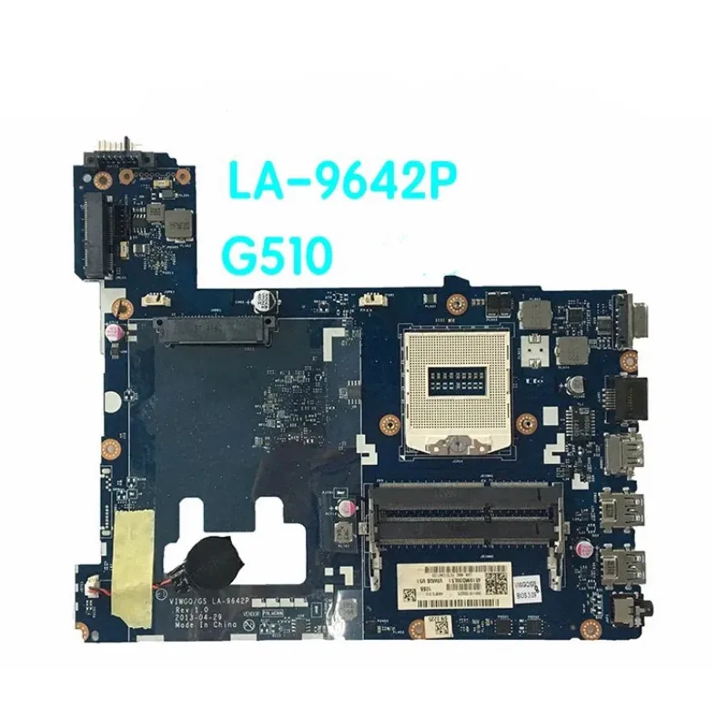 

Suitable For Lenovo G510 Laptop Motherboard VIWGQ /GS LA-9642P Mainboard 100% tested fully work Free Shipping