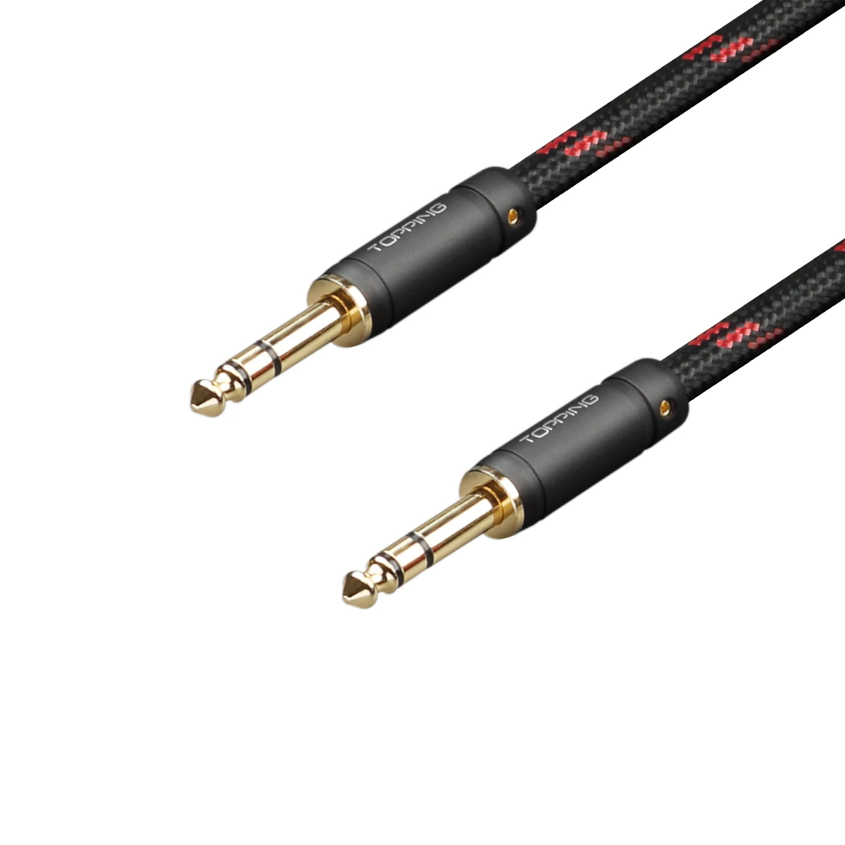 TOPPING TCT1 HIFI Audio Cable TRS to TRS Large Three-core 6.35mm Male to Male Balance Cable