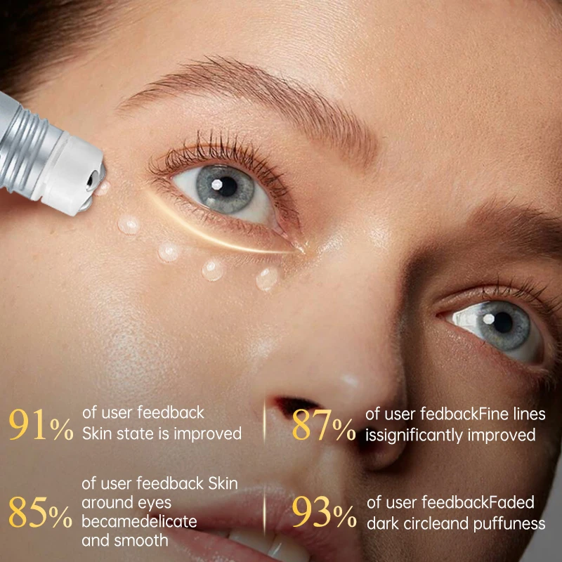 Crème anti-âge pour les yeux, produit cosmétique raffermissant, élimine les cernes et les ridules, anti-âge, soins pour la peau