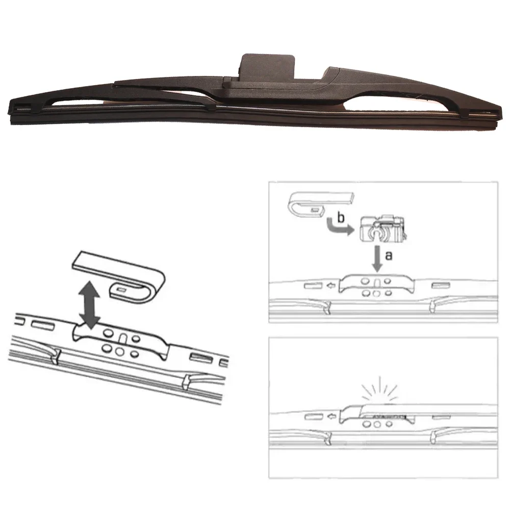 For Jeep Cherokee XJ 1998-2001 1999 2000 Rear Windshield Windscreen Wiper Blade Tailgate Window Wipers Accessories