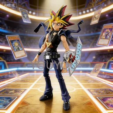 

Bandai Original SHF SHFiguarts YAMI YUGI YU-GI-OH Anime Action Figures Assembly Toys Hobbies