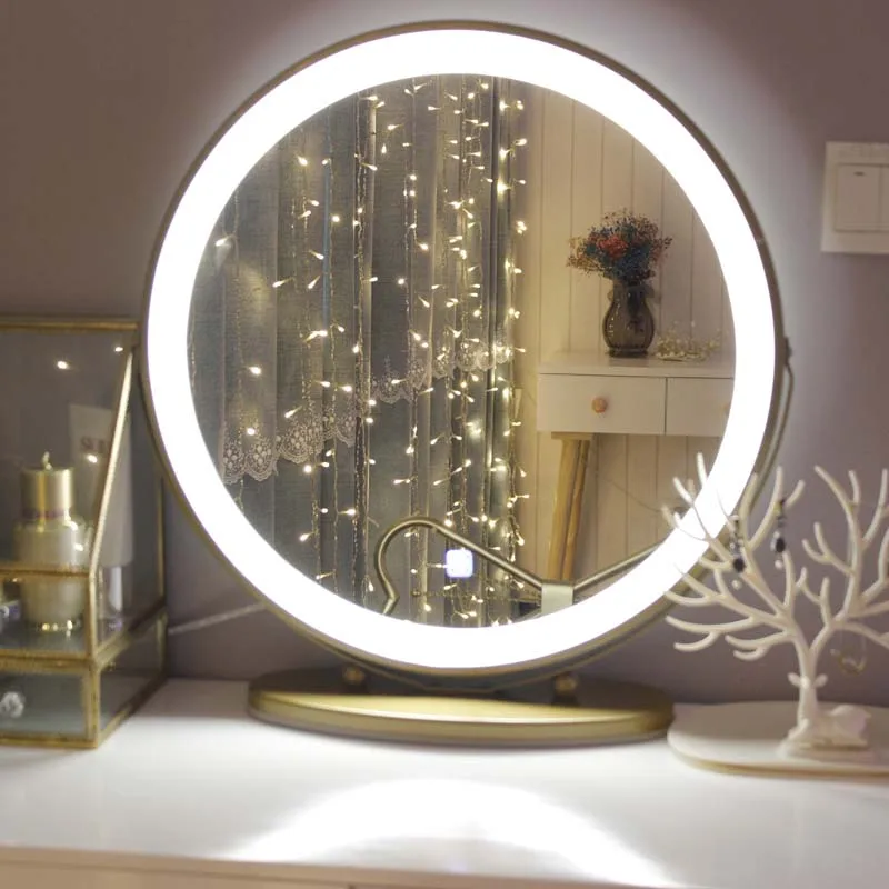 

Makeup mirror desktop led light fill light dressing large