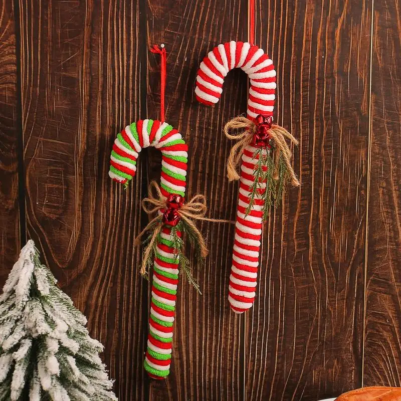 Christmas Candy Cane Picks Christmas Candy Cane Decorations Christmas Decoration Candy Curly Pick For Christmas Tree