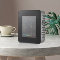 Most-6 In 1 PM2.5 PM10 HCHO TVOC CO CO2 Air Quality Detector CO CO2 Formaldehyde Monitor Home Office Air Quality Tester