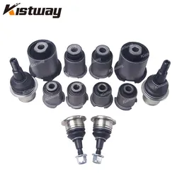 12PCS Front Control Arm Bushing Kit For Range Rover Sport L320 Discovery LR3 LR4 LR051625 LR055291 RBX500432 RBK500300 RBK500170