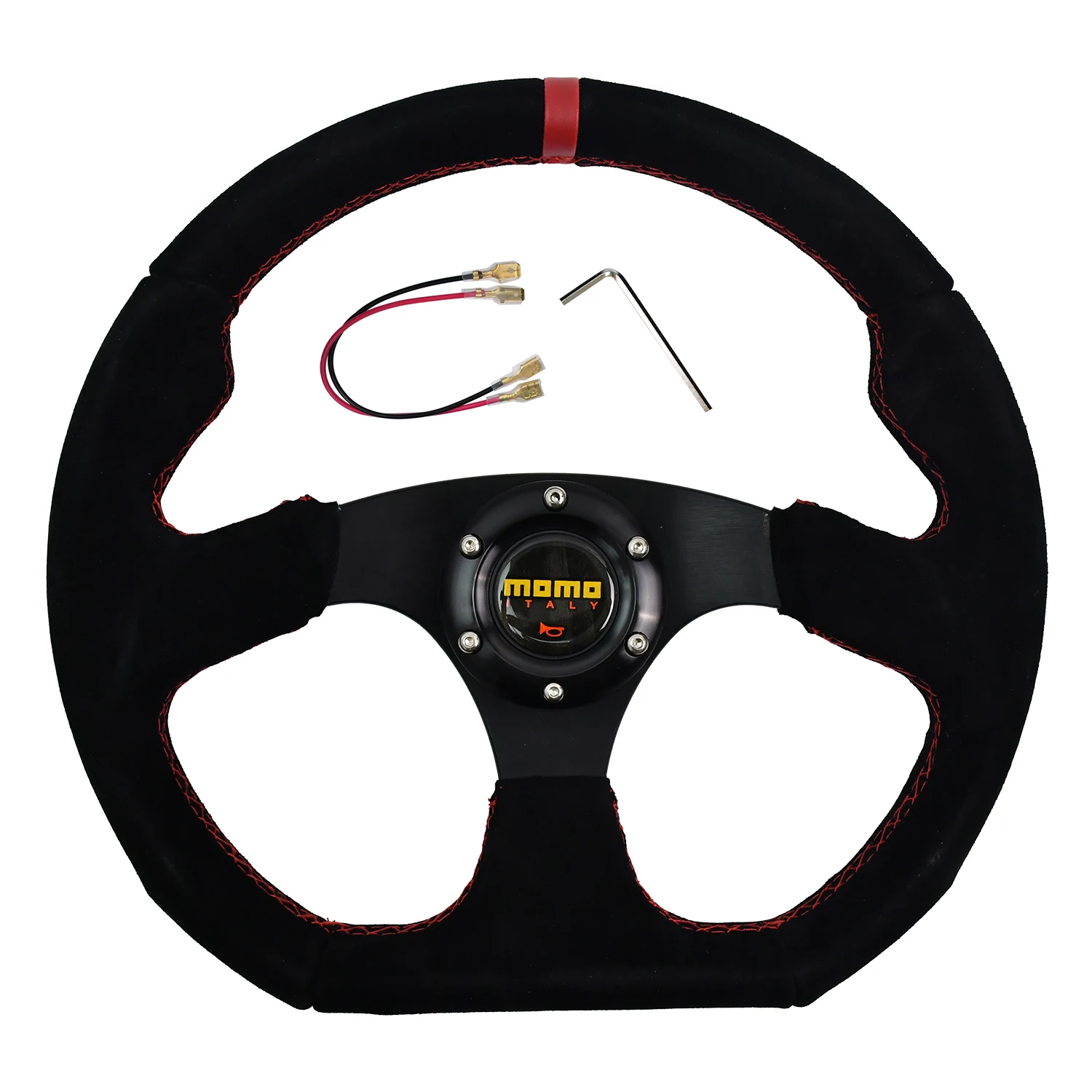 

320mm suede General Motors steering wheel with oxidation bracket