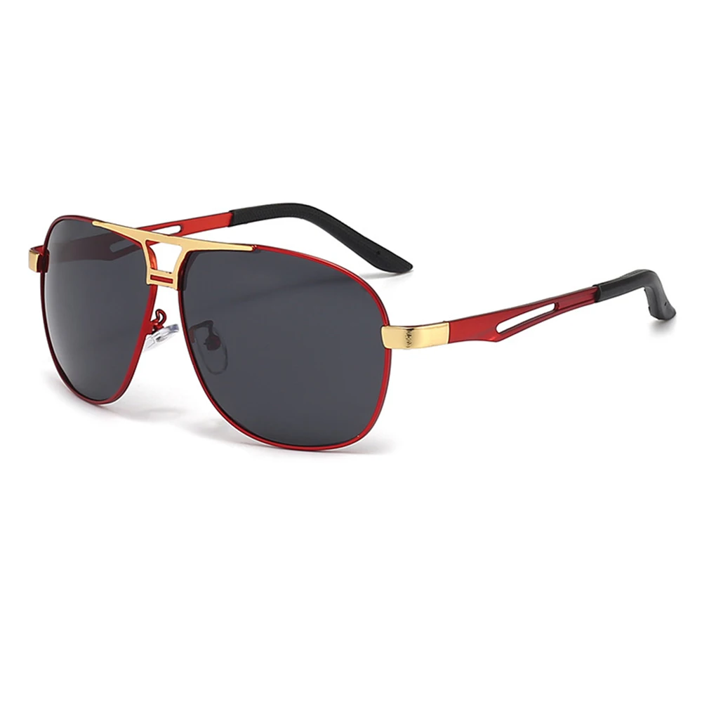 Occhiali da sole polarizzati fotocromatici quadrati per uomo Donna Moda Lusso Guida all'aperto Pesca Cambia colore Occhiali da sole Occhiali