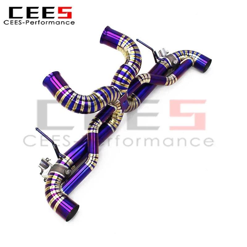 CEES OEM Valve Exhaust System for Mclaren GT 4.0T 2019-2023 Racing Valvetronic Muffler Catback Exhaust Pipes