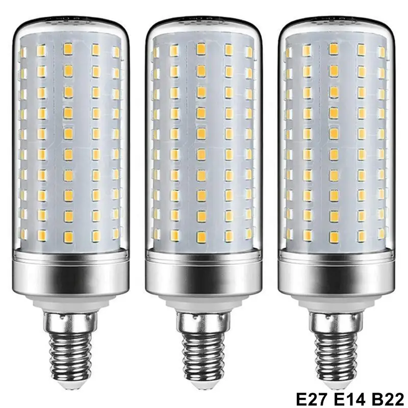 

High power E27 E14 B22 12W 16W 20W 24W 40W Super long lifespan LED lamp Corn Bulb AC220V 110V No Flicker LED light lighting