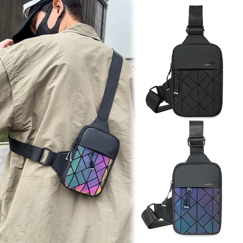 

Universal Mini Crossbody Bag, Casual Rhombus Grid Shoulder Bag, Fashion Phone Bag, Luxury Crossbody Bag for Men and Women