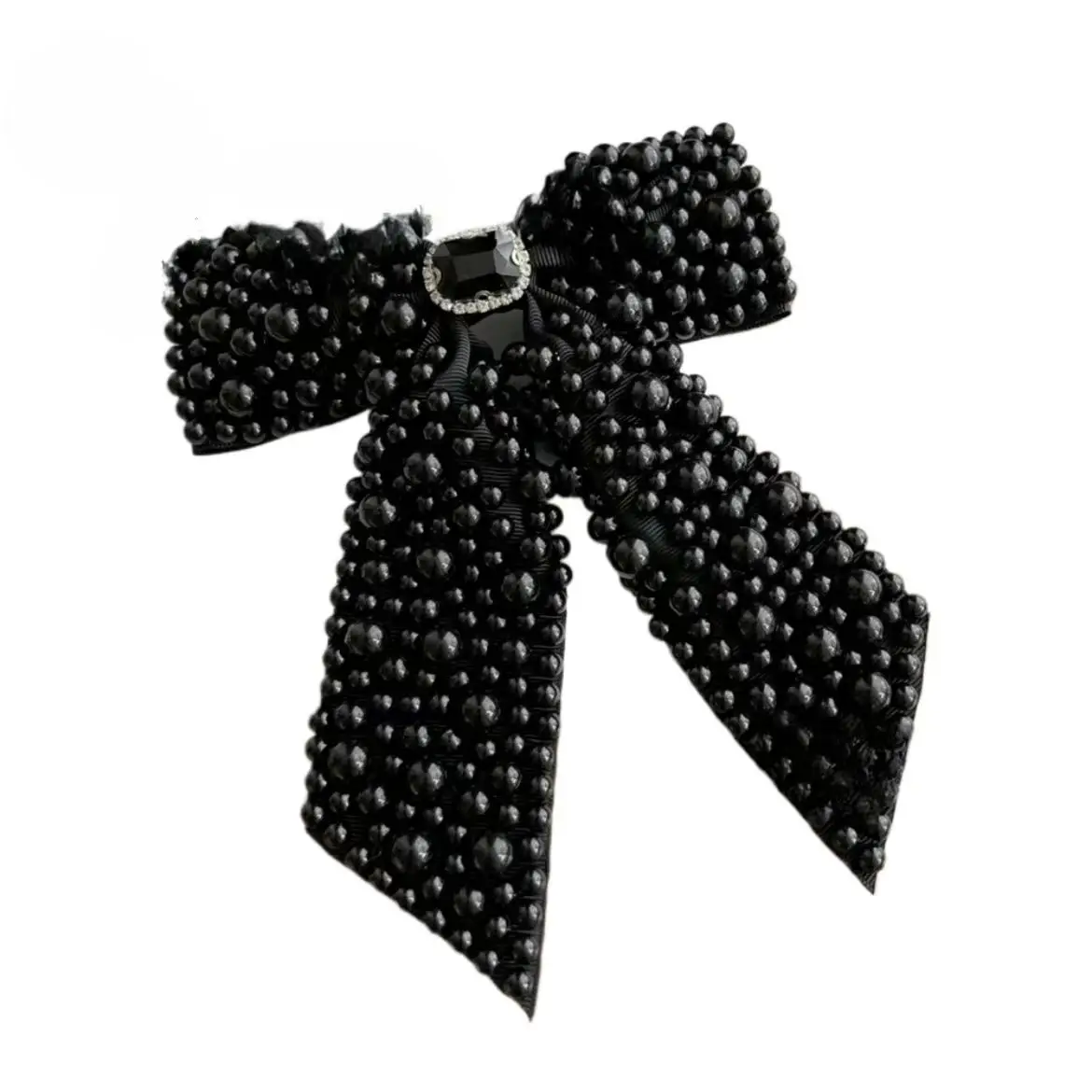 Słodkie perłowe koraliki Bowknot spinka do włosów wstążka kokarda Barrettes dla kobiet moda Y2k akcesoria do włosów spinka do włosów — zdjęcie 2