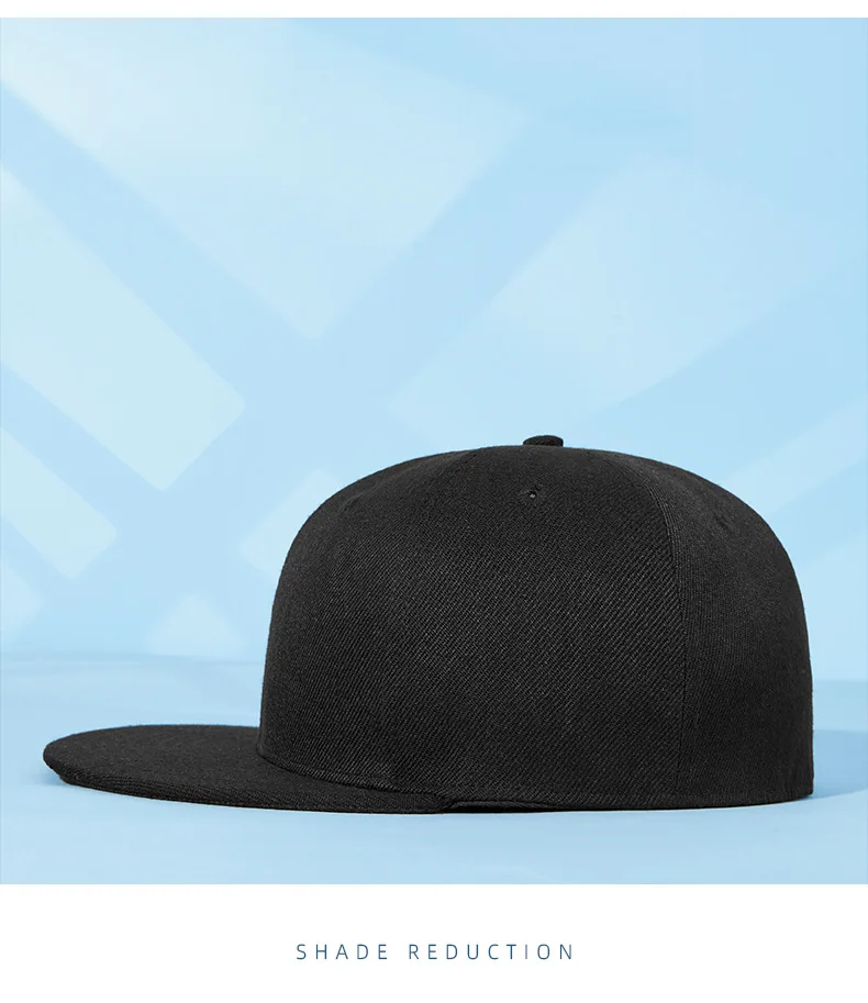 Maßgefertigte Kappe mit Stickerei-Logo, Snapback-Hüte in verschiedenen Größen, Baseballkappe für Männer und Frauen, Hip-Hop Unisex Gorras Planas – Detail 9