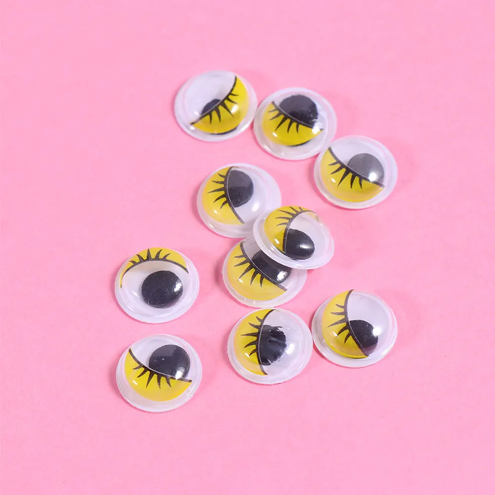 

300 Pcs Crochet Eyes Color Crafts Toys for DIY Fake Animal Sticker Accessories