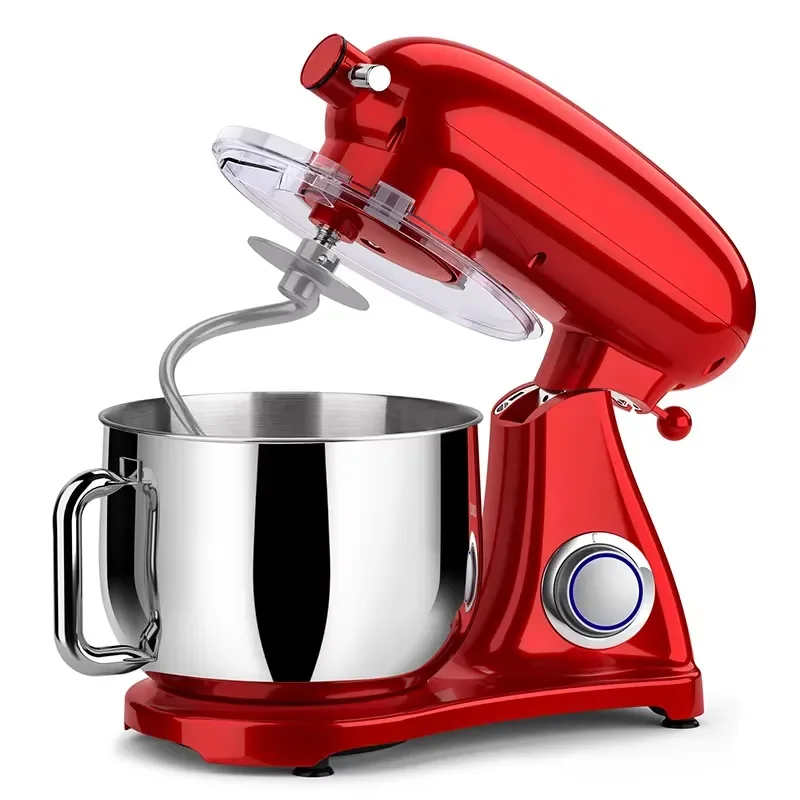 1200W Electric Stand Mixer 6.5L 7L 8L Bowl Professional Kitchen Appliance for Cake Bread Dough Heavy Duty Die Casting