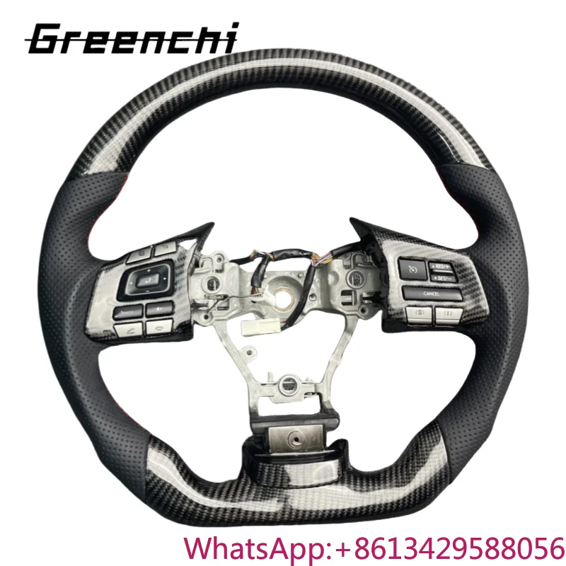 

For Subaru Forester XV LEGACY OUTBACK Sport Flat Bottom Carbon Fiber Steering Wheel Upgrade and Customization Personalization