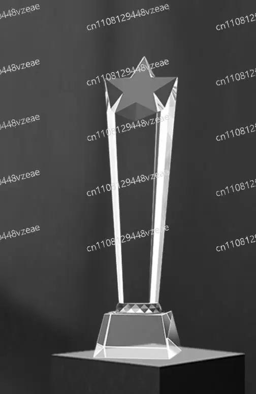 Award Trophy School Commendation Souvenir Customized Crystal Trophy cup Sports Games Competition