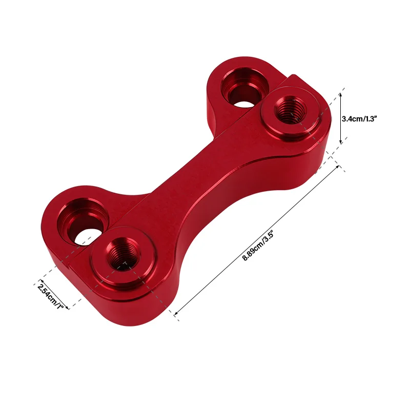 1\'\' Handlebar Riser Pull Back Plate Fit For Harley Dyna Fat Street Bob Low Rider Softail Slim Deluxe FXST FLSL FXDWG