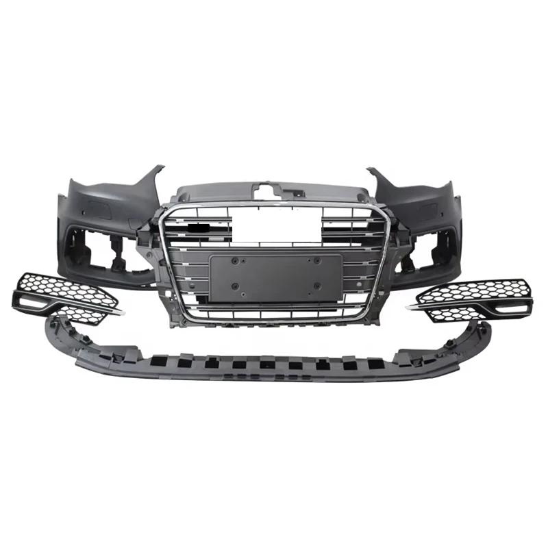 

Factory Supply Upgrade Car Body Kit Front Bumper with Grille for A3 S3 8V 2014 2015 2016