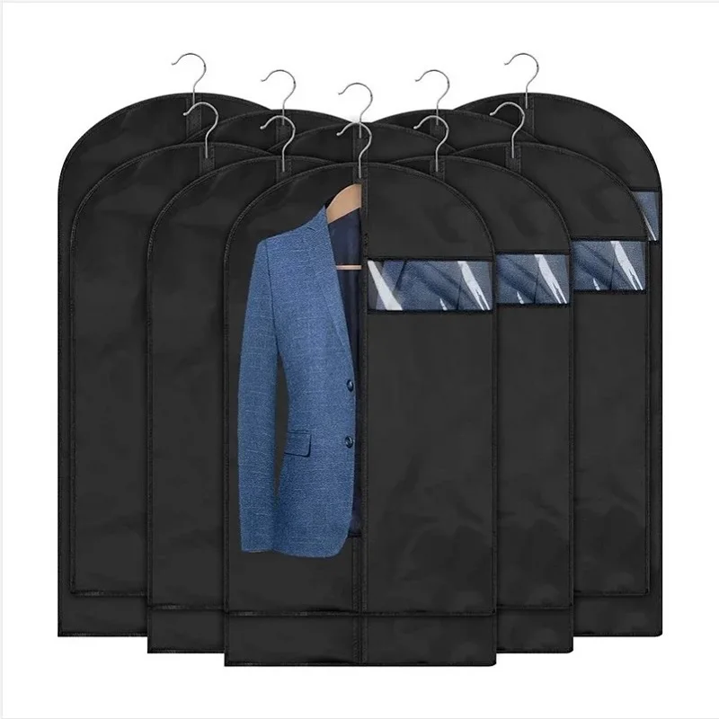 Housses De Vêtements 60 X 140 CM Lot De 6, Housse De Vetements 60 X 140 Cm Lot De 6 Housse De Protection Pour Vetements Anti Poussiere Impermeables Housse Vetement A Suspendre 82611479