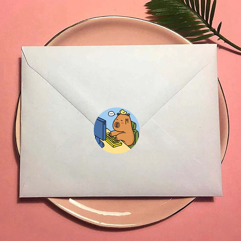 500 Pcs/roll Lovely Cartoon  Animal Stickers Cute Reward Sticker Notebook Suitcase Laptop Stickers Decal