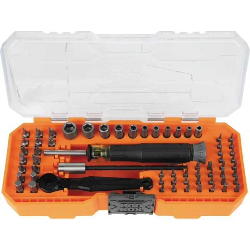 32787 64-Piece Micro-Ratchet Bit Precision Driver Set with Modular, Magnetic, Precision, Bits and Nut Drivers