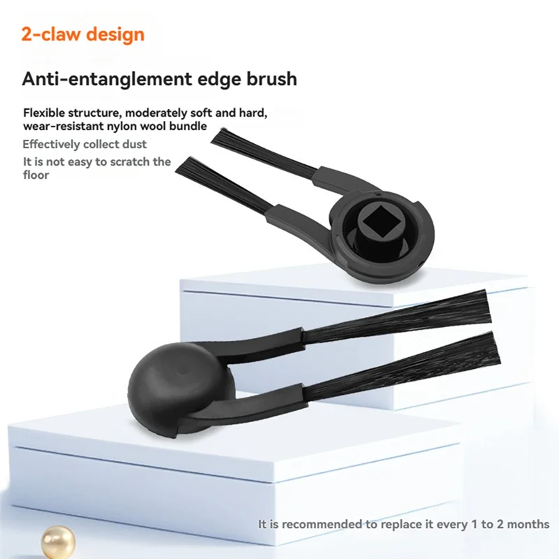 ABUS-สําหรับ Xiaomi สําหรับ Mijia M40S OV31CN เครื่องดูดฝุ่นเปลี่ยนชุด-แปรงหลัก,แปรงด้านข้าง,แผ่นกรอง HEPA,Mop Pad,ฝุ่น Ba