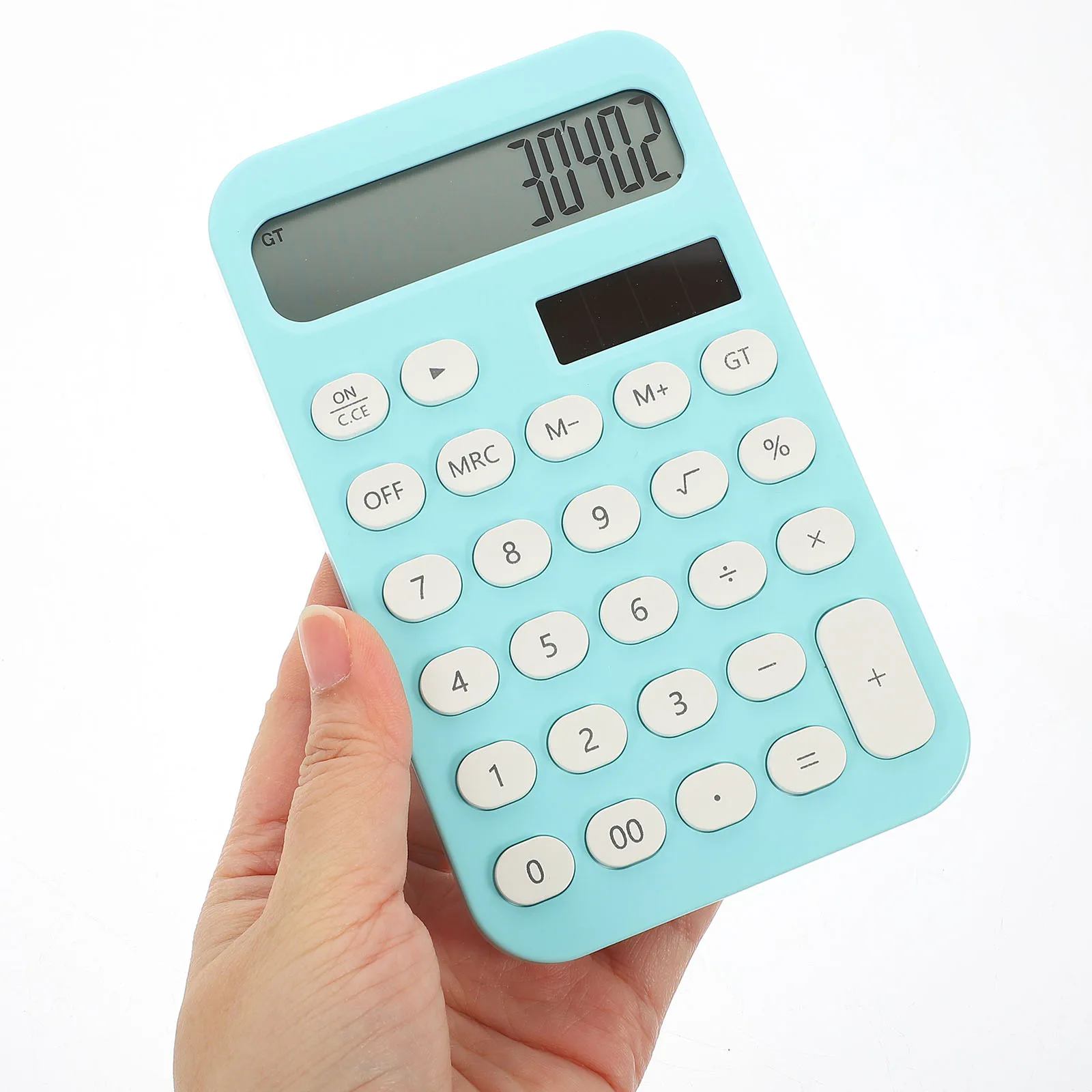 

Small Desktop Plastic Kids Decorative Pocket Calculator Math Learning Tool For Students Lightweight Portable Adorable Design