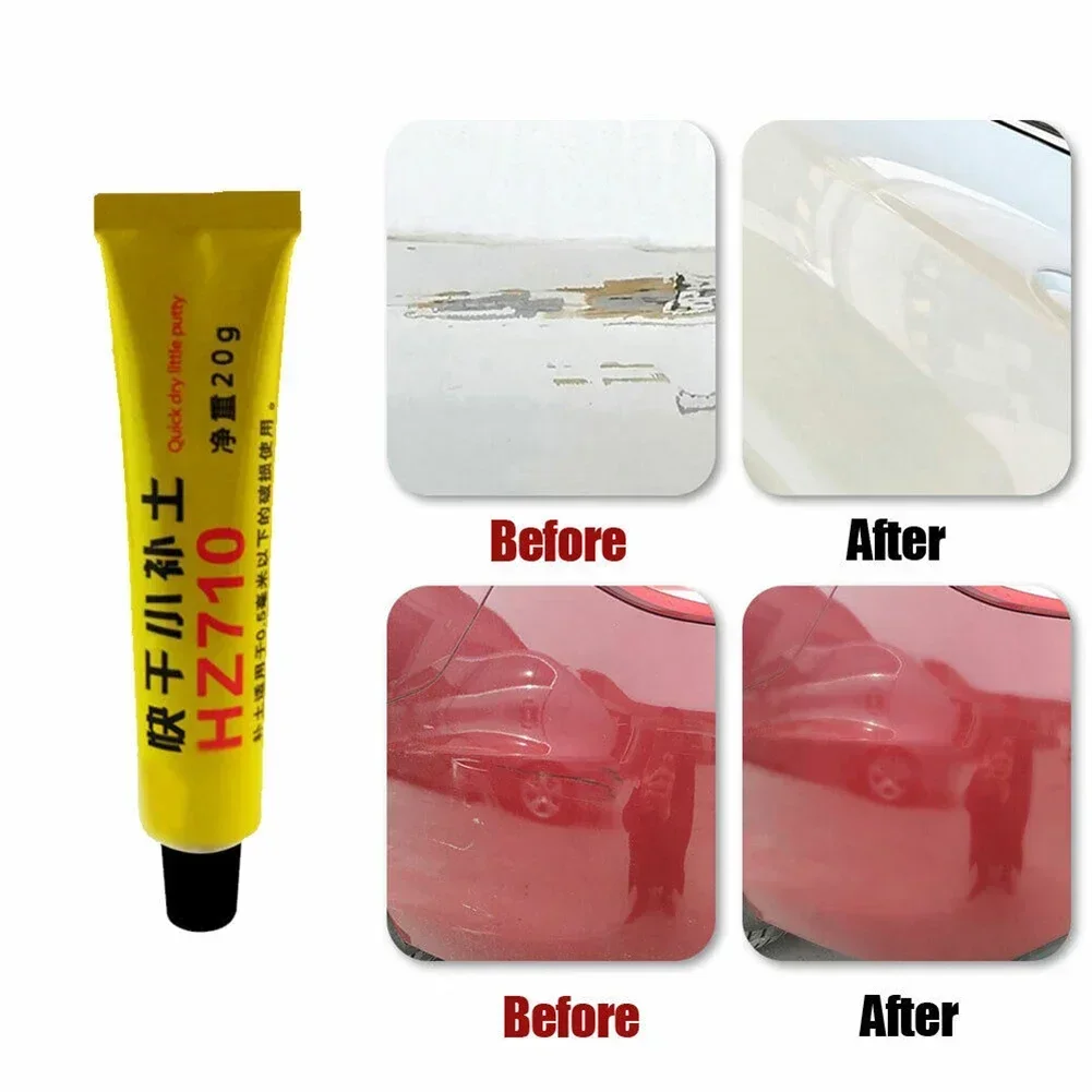 20g Car Fiberglass Boat Repair Paste Quick-drying Putty Paint Repair Repairing Scratch Gray Paint Agent Eye-filling