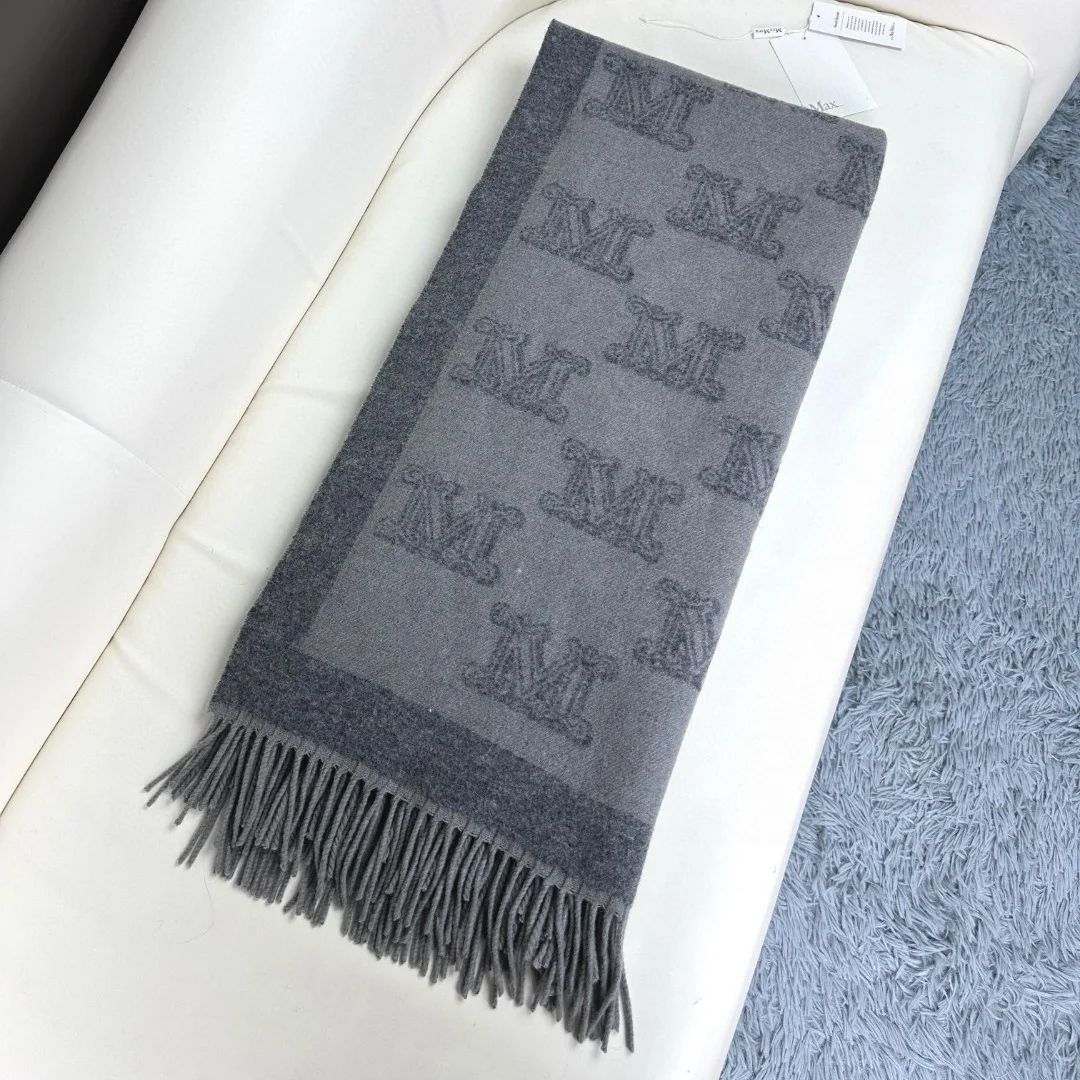 Luxury Brand 2024 HOT Letter Scarf Shawl Winter Warm Fashion Women Wool Cashmere Scarf Pashmina Brand Factory Direct Sales