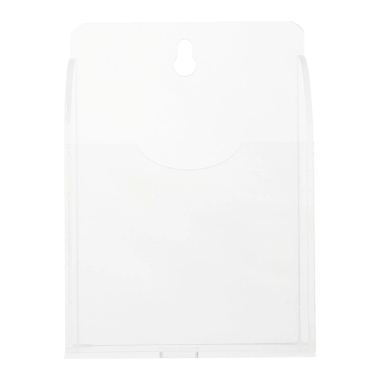 

Remote Controller Container Wall Mount Sundries Organizer Acrylic Material Simple Color Design Easy Find