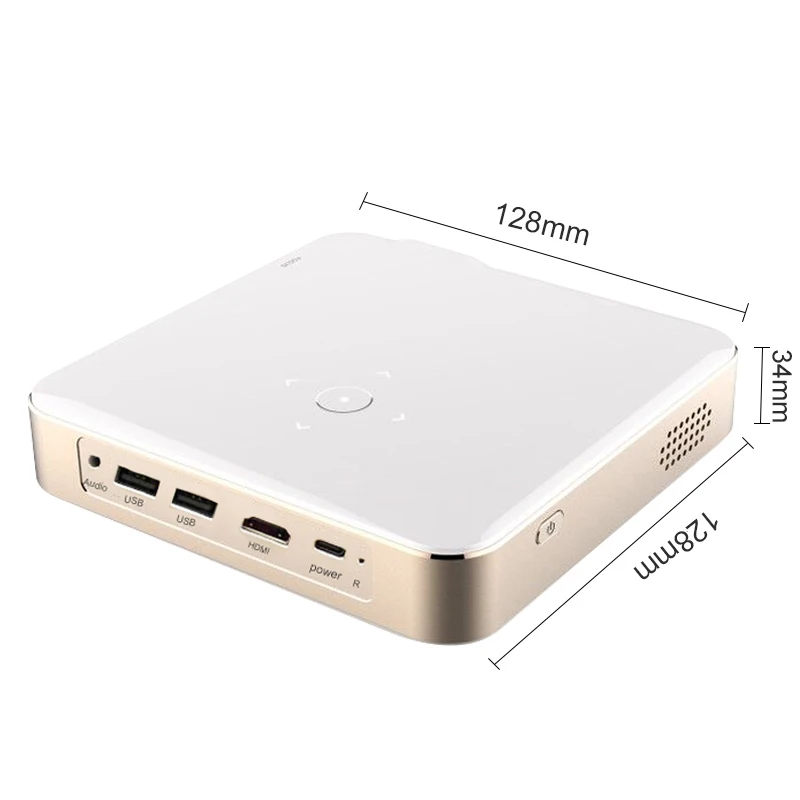 Smart Android 9.0 DLP LED Proyector Home Theater Auto Keystone 2.4G+5G WIFI Wireless Native 1080P Hologram Mini Projector 4K