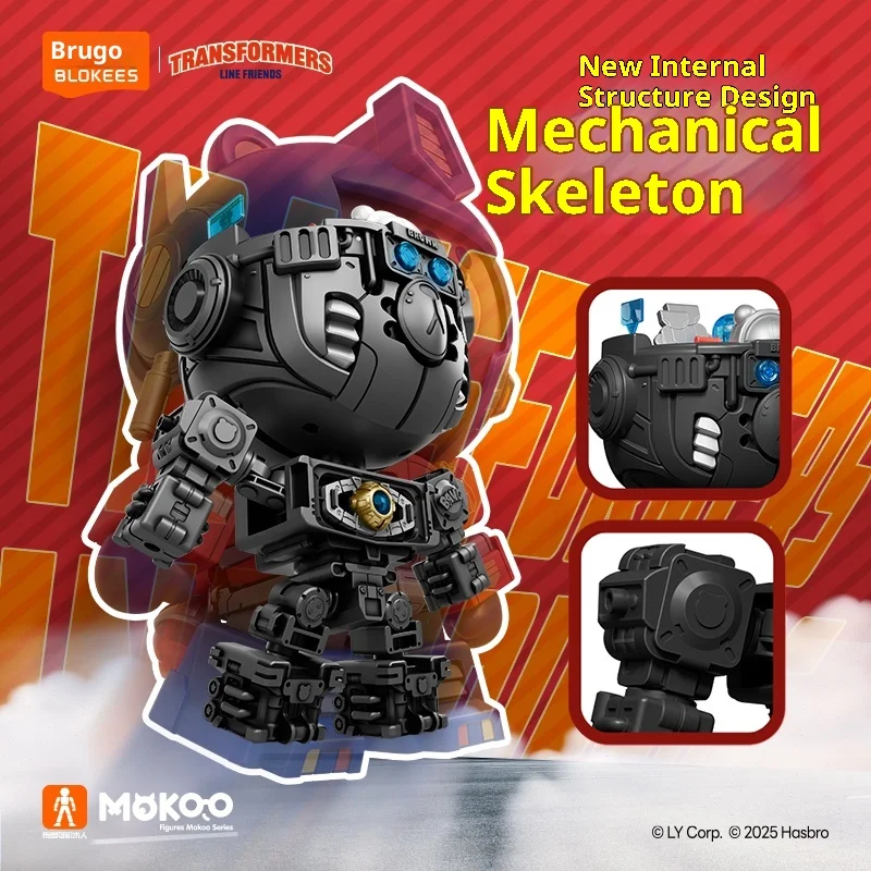 สินค้าใหม่ในสต็อก 2025 บล็อกกี้ส์ ทรานส์ฟอร์เมอร์ส & หมีบราวน์ ออพติมัส ไพรม์ ฟิกเกอร์ โมคู ซีรีส์ แอคชั่นฟิกเกอร์ ของสะสม ของเล่น ของขวัญวันเกิด